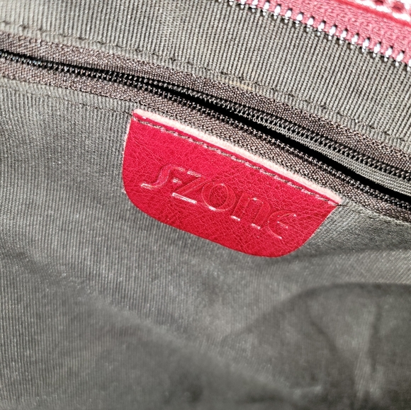 (SOLD) 3-Way Genuine Leather Shoulder Bag Work Tote Handbag - Picture 12 of 12